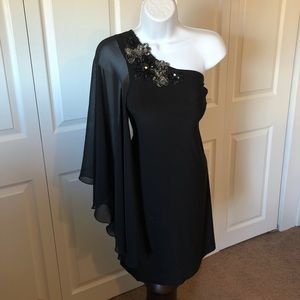 One shoulder party dress